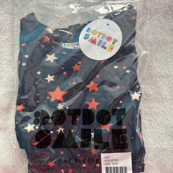 Brand New Dot Dot Smile "I'm A Star!" Cap Dress - 12/24M - Picture 2 of 4